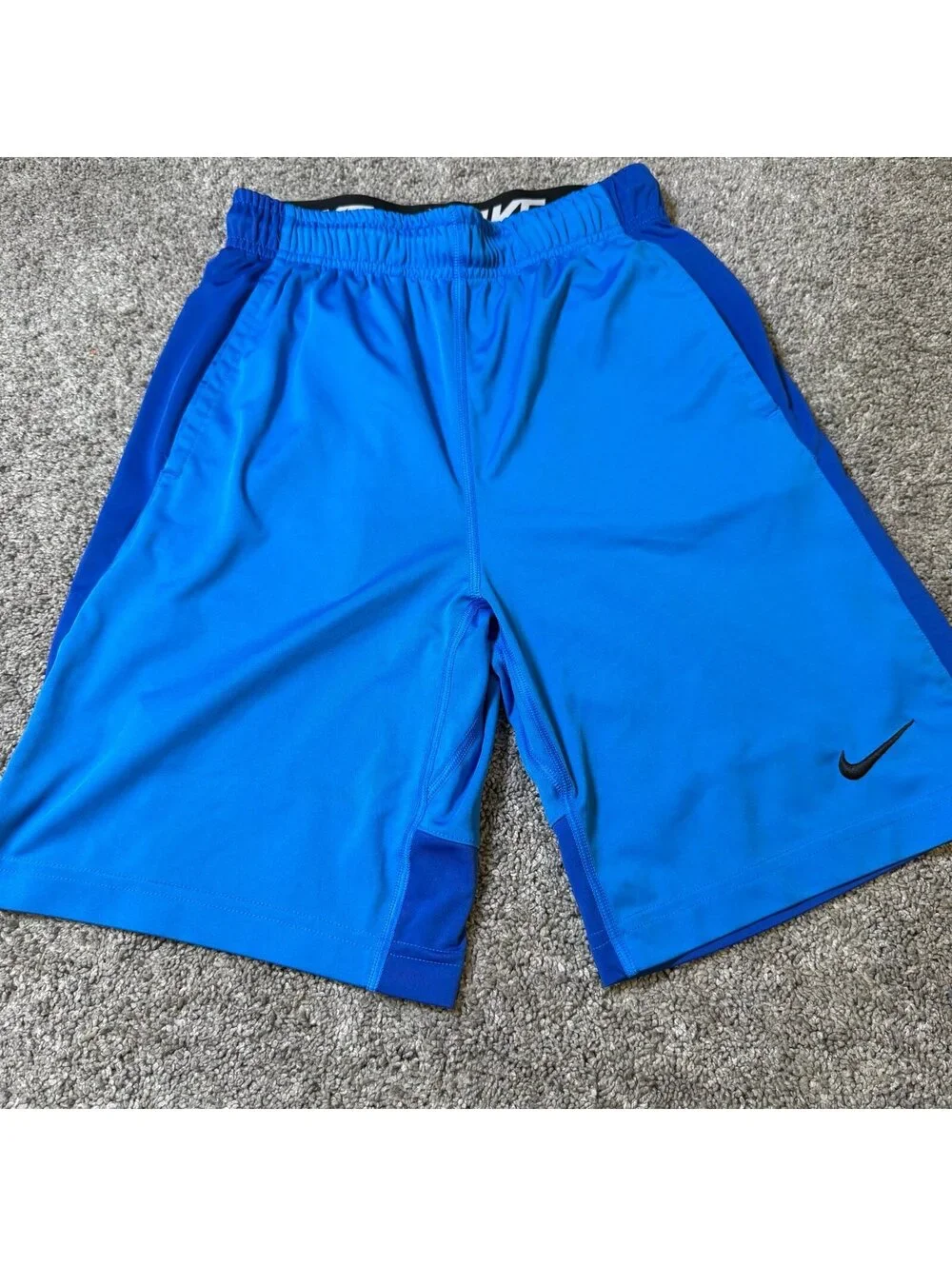 Nike Dri-Fit Boy’s Blue Athletic Shorts size Large